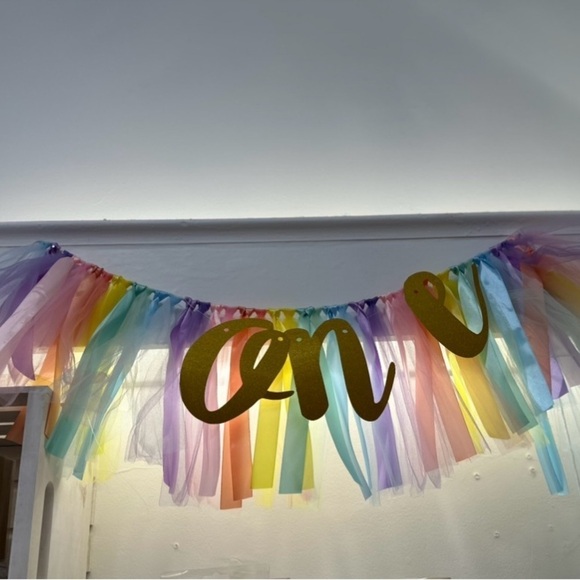 Other - Baby’s 1st Birthday High Chair Banner